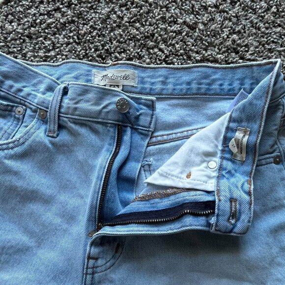 Y2K Blue Madewell Relaxed Fit Denim Shorts, women’s size 28 - Picture 3 of 7